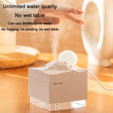 Moonfall Humidifier & Aroma Diffuser – Large Fog Output with Soft Night Light Desktop Ornament