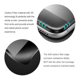 For iPhone 8 Plus 0.26mm 9H Surface Hardness 3D Explosion-proof Full Screen Carbon Fiber Soft Edges Tempered Glass Screen Film, iPhone 8 Plus(Carbon Fiber)