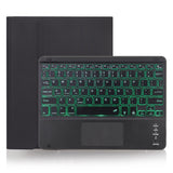 X-11BCS Skin Plain Texture Detachable Bluetooth Keyboard Tablet Case for iPad Pro 11 inch 2020 / 2018, with Touchpad & Pen Slot & Backlight