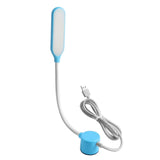 LED Sewing Machine Lamp USB Stepless Dimming Touch Magnet Working Energy-saving Lamp (Blue)