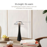 Small Waist USB Charging Students Learn Eye Protection LED Table Lamp(Grey)