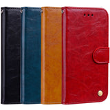 For Xiaomi Redmi 5 Oil Wax Texture Horizontal Flip Leather Case with Holder & Card Slots & Wallet