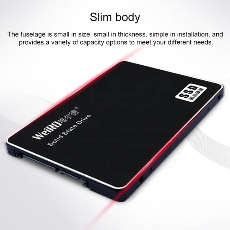 WEIRD S500 512GB 2.5 inch SATA3.0 Solid State Drive for Laptop, Desktop, 512GB