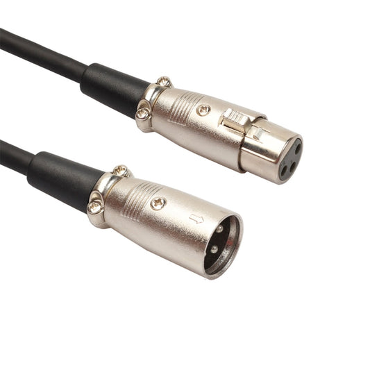 كابل ميكروفون XLR ذكر إلى XLR أنثى ثلاثي السنون بطول 1 متر، الطول: 1 متر