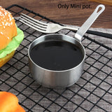 Stainless Steel Sauce Handle Mini Pot Seasoning Tools
