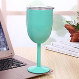 Modern stainless goblet