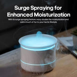 200ml Sea of Clouds Aroma Diffuser – Essential Oil Humidifier with 7-Color Mood Lights, USB Powered