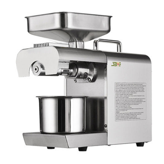 Household Small Automatic Stainless Steel Hot And Cold Oil Press Machine(EU Plug)