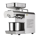Household Small Automatic Stainless Steel Hot And Cold Oil Press Machine(EU Plug)