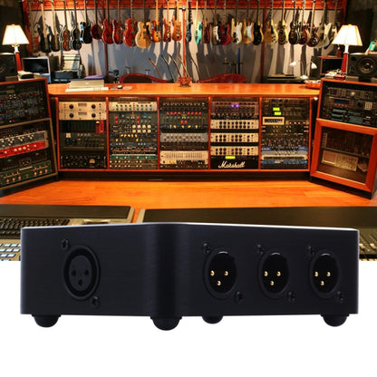 موزع B866 XLR مقسم أفقي متوازي، مدخل واحد و6 مخرجات