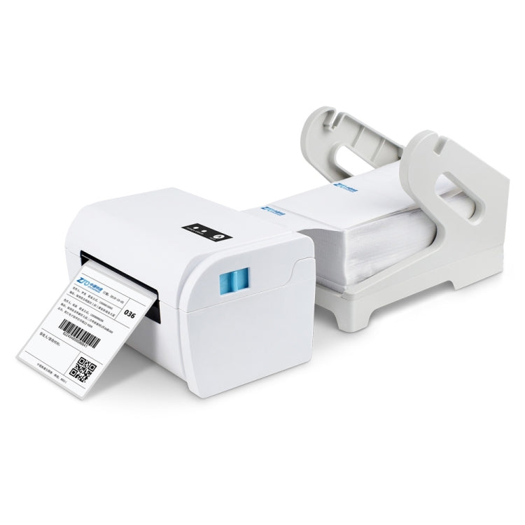 طابعة تذاكر حرارية محمولة بمنفذ USB ZJ-9200 مع حامل، USB