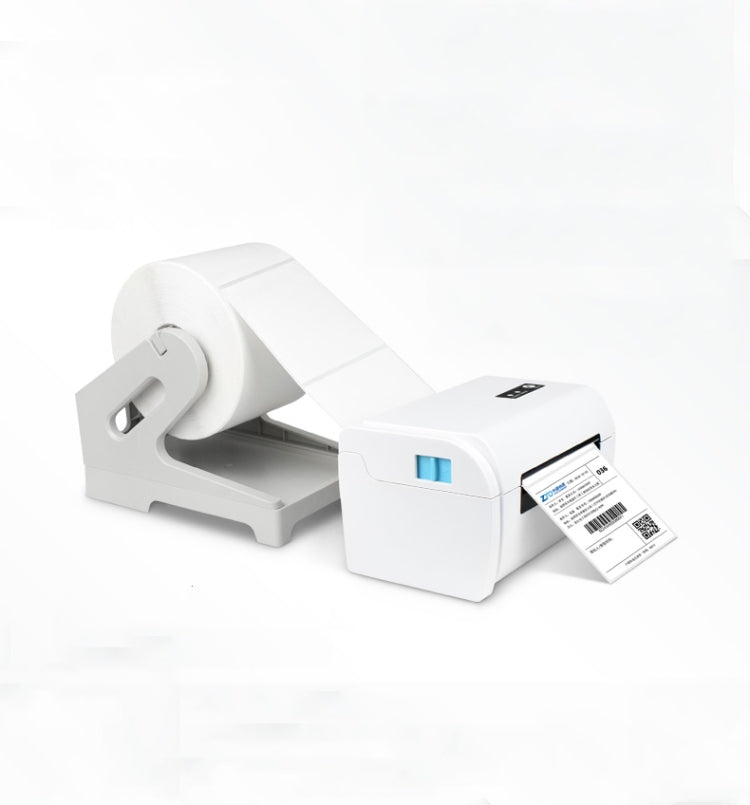 طابعة تذاكر حرارية محمولة بمنفذ USB ZJ-9200 مع حامل، USB