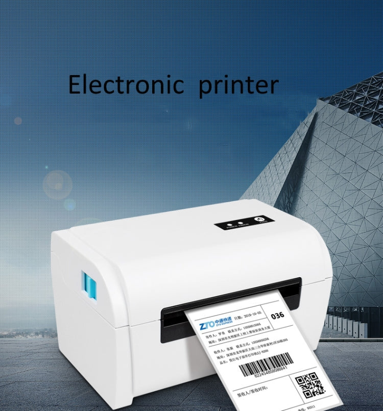 طابعة تذاكر حرارية محمولة بمنفذ USB ZJ-9200 مع حامل، USB