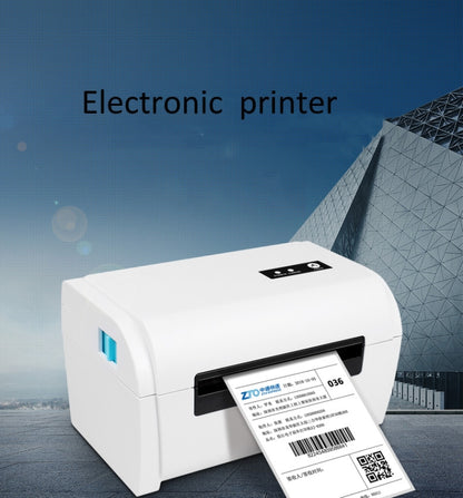 طابعة تذاكر حرارية محمولة بمنفذ USB ZJ-9200 مع حامل، USB