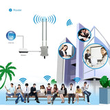 COMFAST CF-WA700 Qualcomm AR9341 300Mbps/s Outdoor Wireless Network Bridge with Dual Antenna 48V POE Adapter & AP / Router Mode, Classfication Function, 85 Devices Connecting Synchronously