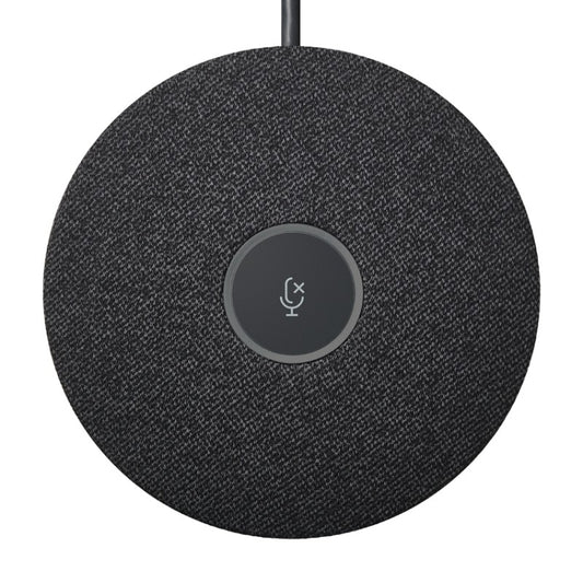 Logitech CC5000E Video Conference One-key Mute Plug-and-Play Extension Microphone