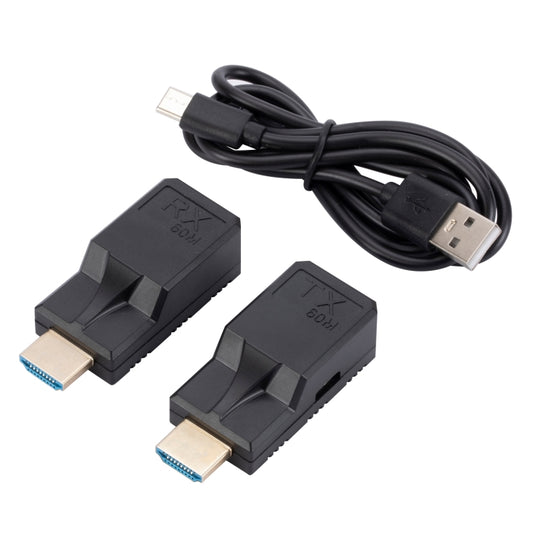 60m RJ45 to HDMI Network Extender, with Cable, RJ45 to HDMI 60m, with Cable