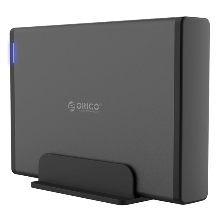 علبة قرص صلب محمول ORICO 7688C3 سعة 8 تيرابايت مقاس 3.5 بوصة بمنفذ USB-C / Type-C مع قاعدة قابلة للفصل، طول الكابل: 1 متر