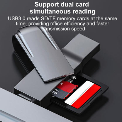 قارئ بطاقات متعدد الوظائف 2 في 1 من USB-C / Type-C إلى USB 3.0