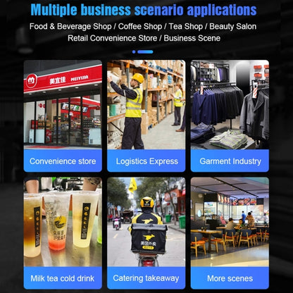 جهاز POS-6000 إصدار 4G، 1 جيجابايت + 8 جيجابايت، 58 مم، جهاز POS محمول باليد، 5.5 بوصة، ماسح ضوئي لرمز الاستجابة السريعة، يعمل بنظام Android، قابس الاتحاد الأوروبي، 1 جيجابايت + 8 جيجابايت