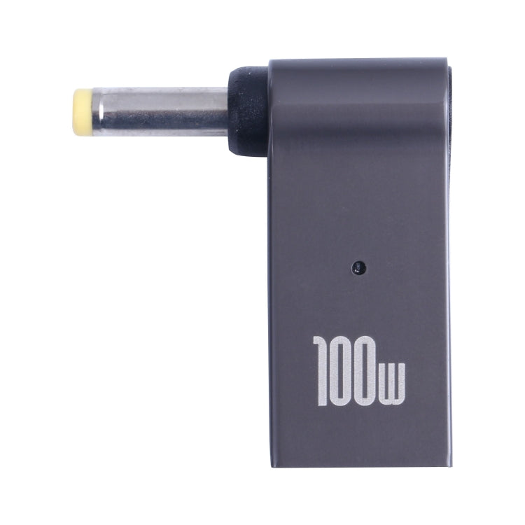 محول شحن كمبيوتر USB-C / Type-C أنثى إلى DC 4.0x1.7 مم ذكر بقوة 100 وات لأجهزة Lenovo، من Type-C أنثى إلى DC 4.0x1.7 مم ذكر (أصفر)