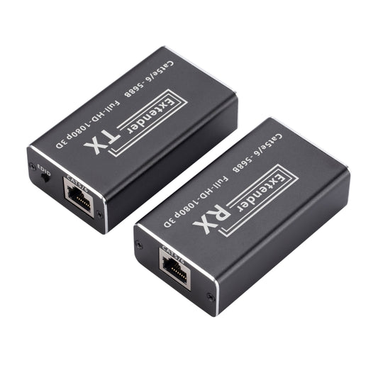 RJ45 to HDMI HD Transmitter 60m Single Network Extender HDMI Signal Amplifier Extender, US Plug, RJ45 to HDMI 60m