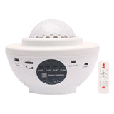 8W USB Charging Music Starry Sky Water Texture Light Atmosphere Lamp with Remote Control