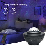 8W USB Charging Music Starry Sky Water Texture Light Atmosphere Lamp with Remote Control