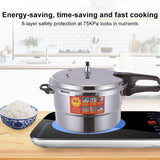 Household Aluminum Pressure Cooker Electric Pressure Cooker Suitable for Gas Stove, Type:20cm Single Use Bottom