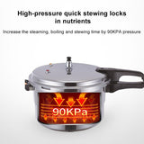 Household Aluminum Pressure Cooker Electric Pressure Cooker Suitable for Gas Stove, Type:20cm Single Use Bottom