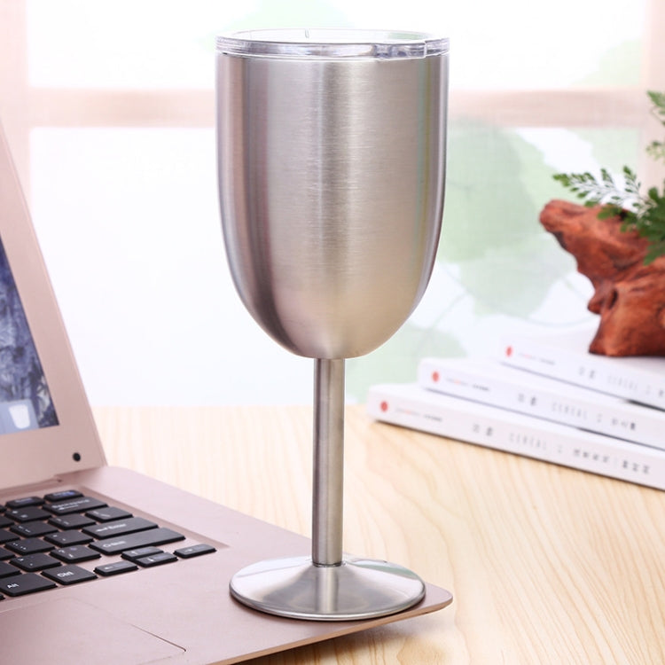 Reusable steel wine cup