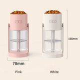 280ml Volcano Cup Rotating Air Humidifier Mini Colorful Ambient Light Car Aroma Diffuser