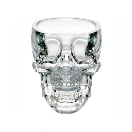 Crystal Skull Head Vodka Whiskey Shot Glass(Transparent)