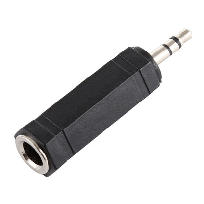 3.5mm Plug to 6.35mm Stereo Jack Adaptor Socket Adapter, 3.5mm Male to 6.35mm Female
