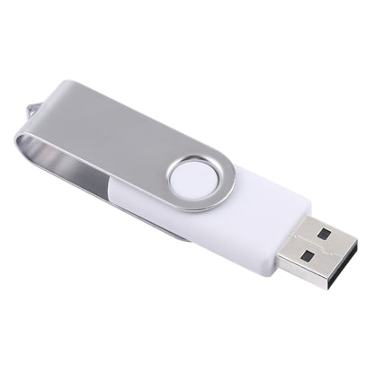 فلاشة تويستر USB 2.0 سعة 128 جيجابايت، لون أبيض