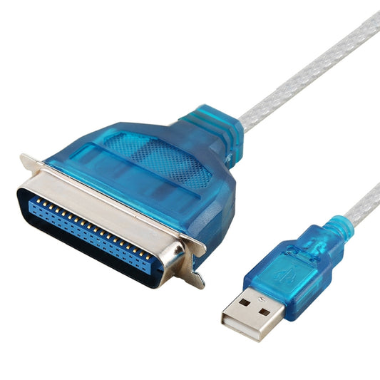 كابل طباعة USB 2.0 إلى IEEE1284، الطول: 1.5 متر، USB 2.0 إلى IEEE1284 (أزرق)
