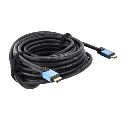 كابل HDMI 4K إصدار 2.0 OD8.0 بطول 20 مترًا مع موصل ومحول مع معزز إشارة، مع معزز إشارة، الطول: 20 مترًا
