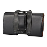 For iPhone X  & Galaxy S7 / G930 & S6 Edge / G925 & S6 / G920 & S5 / G900 & Grand DUOS I9082 Smooth Surface Vertical Flip Leather Case Waist Bag with Back Splint