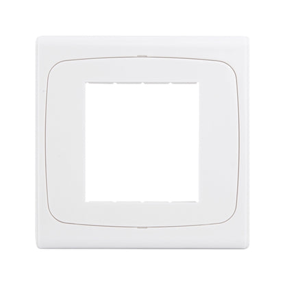 Wall Plate with Screw for Blank Inserts  - 3 Hole, Use around the world