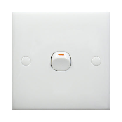 Electric Wall Switch (Size: 86 x 86mm), 1 Switch