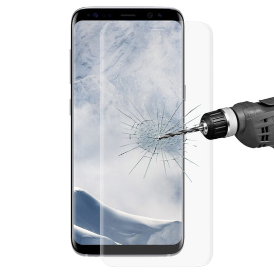 ENKAY Hat-Prince for Galaxy S8 + / G9550 0.26mm 9H Surface Hardness 3D Explosion-proof Full Screen Curved Heat Bending Tempered Glass Color Screen Film, For Galaxy S8 + / G9550 Transparent