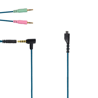 ZS0158 Elbow Plug + Adapter Cable Gaming Headset Audio Cable for SteelSeries Arctis 3 / 5 / 7, Elbow Plug + Adapter Cable