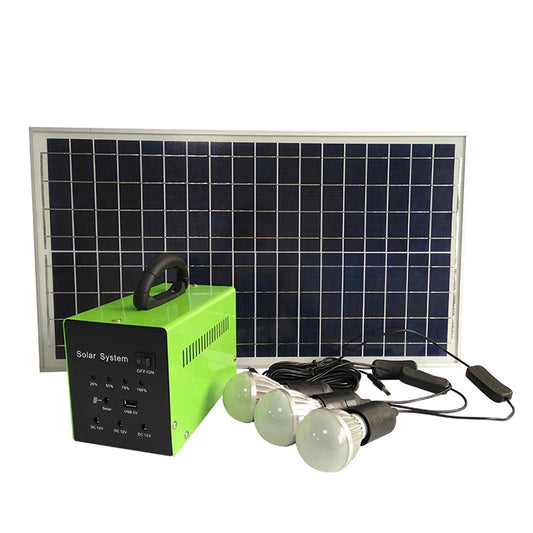 نظام توليد الطاقة الشمسية المنزلية عالي الطاقة SG30W-AC100 بقدرة 30 واط، 30 واط