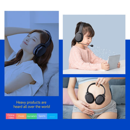OY713 Blcak Music Headset Wireless BT5.0 Headphones Call Center Earphone With Microphone, OY713