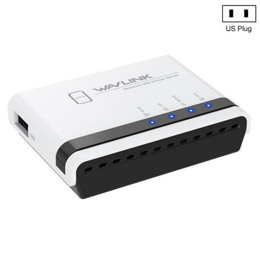 خادم طابعة لاسلكي WAVLINK NU516U1 USB2.0 مع شبكة LAN / جسر WiFi بسرعة 10/100 ميجابت في الثانية، قابس أمريكي، قابس بريطاني، قابس أوروبي، قابس أسترالي