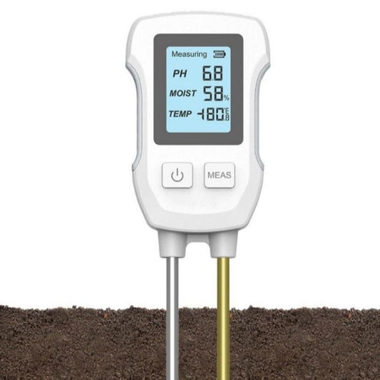 3 in 1 Digital Display Soil Detector, Soil Moisture, Temperature, PH, 3 in 1