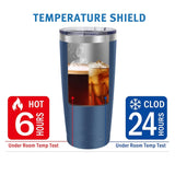600ml Stainless Steel Vacuum Insulated Coffee Travel Mug Double Wall Thermal Cup