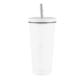 500ml Stainless Steel Water Vacuum Bottle Coffee Cup with Lid and Straw