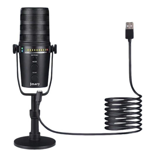 ميكروفون سطح المكتب JMARY MC-PW12 USB دوار 360 درجة، MC-PW12