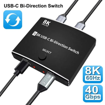 يدعم U8K1 الشحن السريع بقدرة 100 وات ومحول ثنائي الاتجاه من النوع C ومخرج فيديو بدقة 8K بسرعة 40 جيجابت في الثانية، U8K1